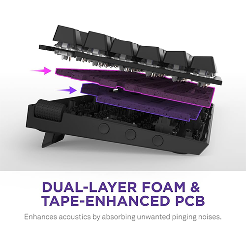 მექანიკური კლავიატურა - NZXT Function 2 Elite Mini TKL RGB Black