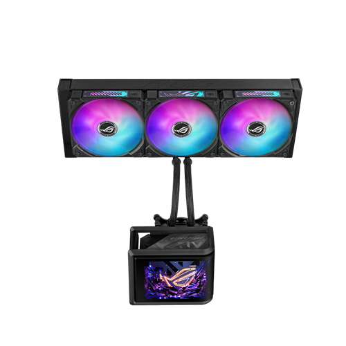 პროცესორის წყლის გაგრილება - Asus Rog Strix Ryuo IV SLC 360 mm ARGB Black