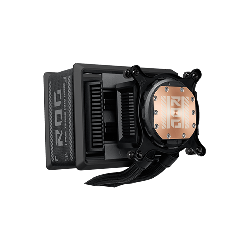 პროცესორის წყლის გაგრილება - Asus Rog Strix Ryuo IV SLC 360 mm ARGB Black
