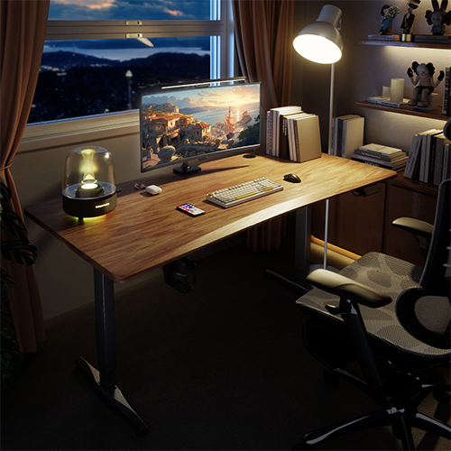 კომპიუტერის მაგიდა - 1ST Player Moto-GT 1460 Burlywood