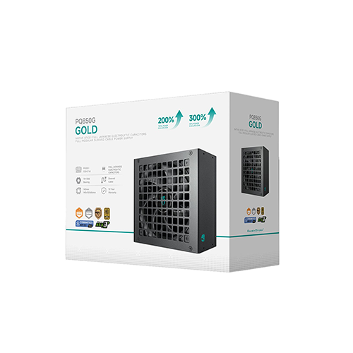 კვების ბლოკი - Deep Cool PQ850G 850 Watt 80 Plus Gold Full Modular Black