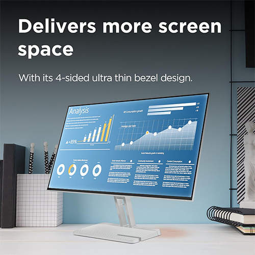 მონიტორი - Lenovo L27I-4B - 27 Inch / FHD / IPS / 100 Hz / 4 Ms
