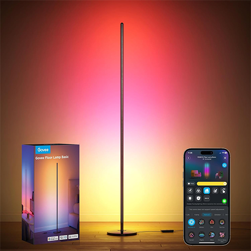 Govee H8076 Govee Floor Lamp lite 1000 Lm RGB WW+RGBIC+WW WL-FI/Bluetooth