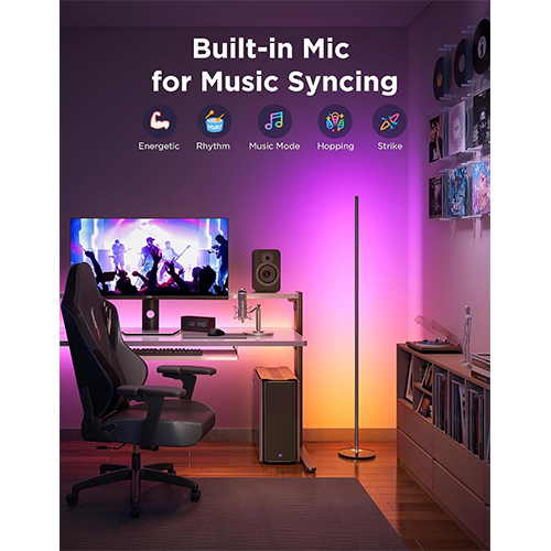 Govee H8076 Govee Floor Lamp lite 1000 Lm RGB WW+RGBIC+WW WL-FI/Bluetooth