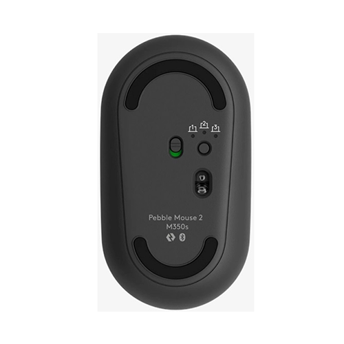 უკაბელო Bluetooth მაუსი - Logitech M350S Pebble Graphite BT