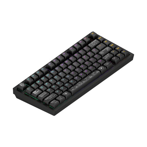 უკაბელო ტენვადი მექანიკური კლავიატურა - Dark Project Alu 81A Terra Nova Black WL BT