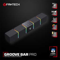 უკაბელო Bluetooth დინამიკი - Fantech Groove Bar Pro BS163 Dual Mode Portable Gaming Soundbar