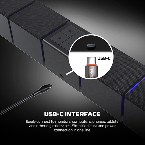 უკაბელო Bluetooth დინამიკი - Fantech Groove Bar Pro BS163 Dual Mode Portable Gaming Soundbar