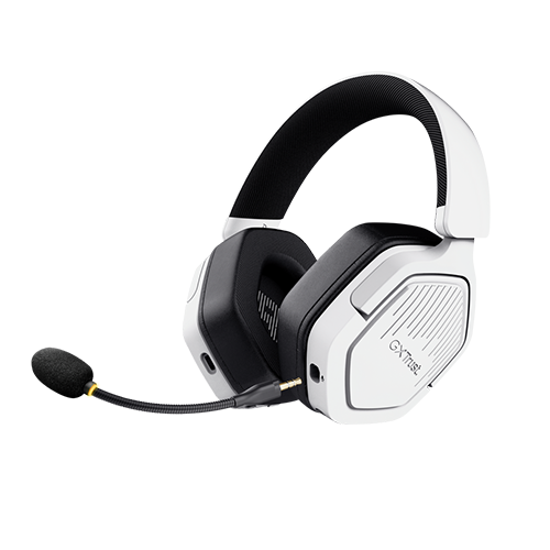 უკაბელო Bluetooth ყურსასმენი - Trust GXT 493W Carus White WL BT