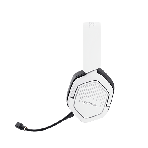 უკაბელო Bluetooth ყურსასმენი - Trust GXT 493W Carus White WL BT