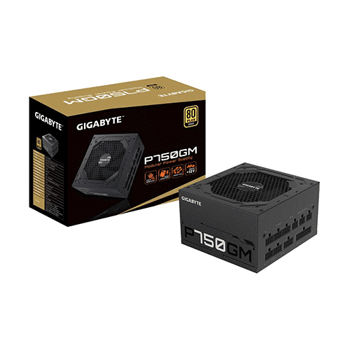 კვების ბლოკი - Gigabyte P750GM 750 Watt 80 Plus Gold Full Modular