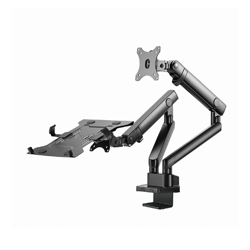 მონიტორის საკიდი - Gembird MA-DA3-02 Adjustable Monitor Arm With Notebook Tray