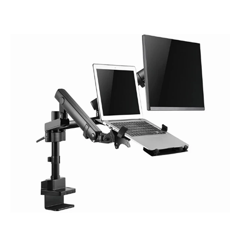 მონიტორის საკიდი - Gembird MA-DA3-02 Adjustable Monitor Arm With Notebook Tray