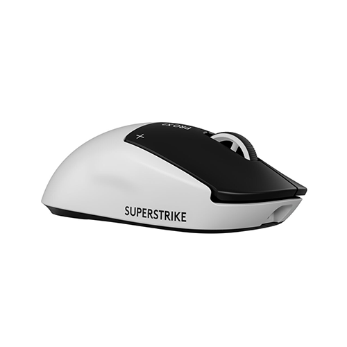უკაბელო ტენვადი მაუსი - Logitech G Pro X2 Superstrike WhIte-Black Rechargeable WL