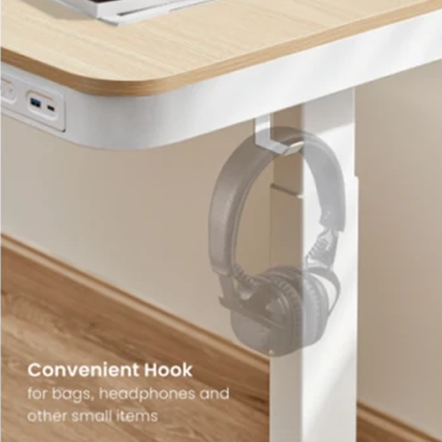 კომპიუტერის მაგიდა - Vertex VX-1SSD-01NW Single Motor Sit-Stand Desk With Drawer