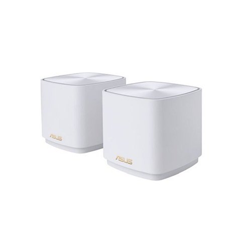 Wi-Fi Router - Asus Zen WI-Fi AX Mini AX1800 Dula-Band Mesh XD4 2 Pack Wi-Fi 6