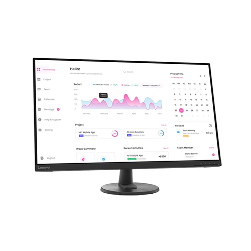 მონიტორი - Lenovo D32-40 - 31.5 Inch / FHD / VA / 75 Hz / 4 Ms