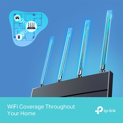 W-iFi როუტერი - TP-Link AX12 AX1500 Dual Band Wi-Fi 6