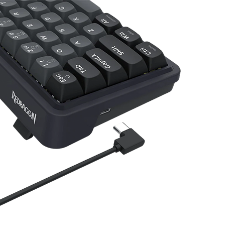 მექანიკური კლავიატურა - Redragon K709GB Nov Magnetic Switch Serene Gray