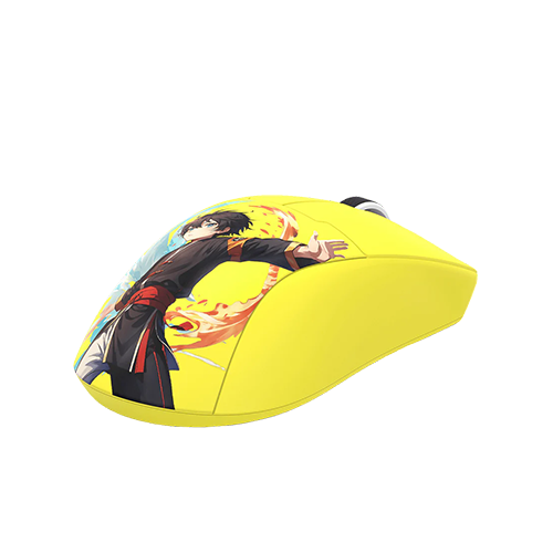 უკაბელო ტენვადი Bluetooth მაუსი - Redragon M918-AKB-PRO King Max Anime AKB Yellow Rechargable WL BT