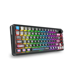 უკაბელო ტენვადი მექანიკური კლავიატურა - Redragon K708MC Pro Wukong Linear Switch Rechargable WL BT