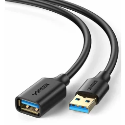 USB დამაგრძელებელი - Ugreen US129 USB 3.0 Black 2m