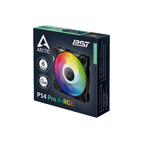 ქეისის გაგრილება - Arctic P14 Pro ARGB 140 mm Black