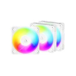 Case Fan - Arctic P12 Pro Reverse - 3x120 mm ARGB White