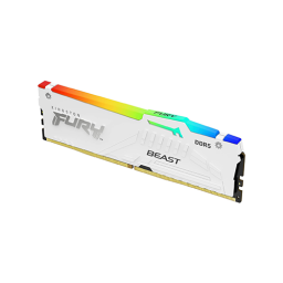 ოპერატიული - DDR5 16 GB 6400 Mhz Kingston Fury Beast RGB White XMP/Expo