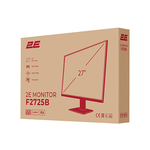 მონიტორი - 2E F2725B - 27 Inch / FHD / IPS / 100 Hz / 5 Ms