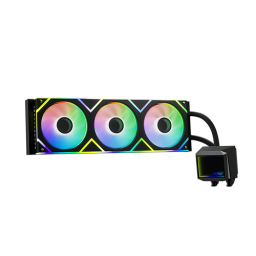 პროცესორის წყლის გაგრილება - Adata XPG Levante II 360 mm ARGB Black