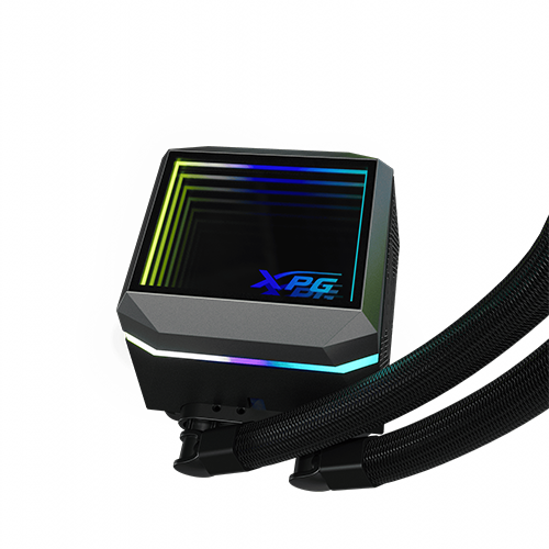 პროცესორის წყლის გაგრილება - Adata XPG Levante II 360 mm ARGB Black
