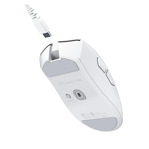 უკაბელო ტენვადი Bluetooh მაუსი - Razer DeathAdder V4 Pro Gen-2 White Rechargable WL BT