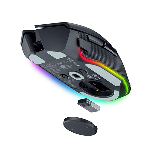 უკაბელო ტენვადი Bluetooh მაუსი - Razer Basilisk V3 Pro 35K Black Rechargable WL BT