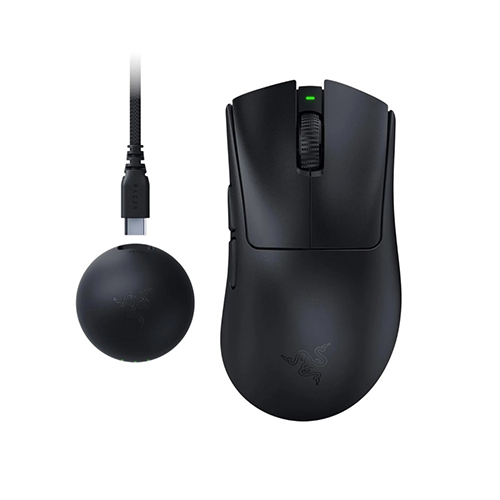 უკაბელო ტენვადი Bluetooh მაუსი - Razer DeathAdder V4 Pro Gen-2 Black Rechargable WL BT