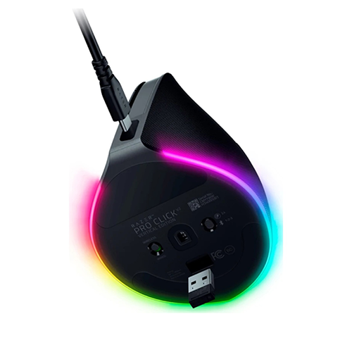 უკაბელო ტენვადი Bluetooh მაუსი - Razer Pro Click V2 Vertical Ed Black Rechargable WL BT