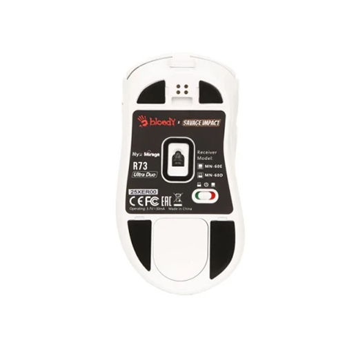 უკაბელო ტენვადი მაუსი - A4Tech Bloody R72 Ultra Duo Nyx Mirage Rechargable WL