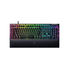 მექანიკური კლავიატურა - Razer BlackWidow V4 RGB Yellow Switch RU Black