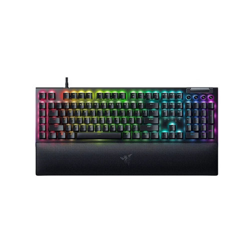 მექანიკური კლავიატურა - Razer BlackWidow V4 Yellow Switch RGB Black
