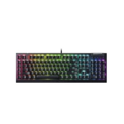 მექანიკური კლავიატურა - Razer BlackWidow V4 X RGB Green Switch RU Black