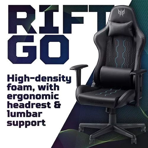 კომპიუტერის სკამი - Acer Predator Rift PGC331 Gaming Chair Black