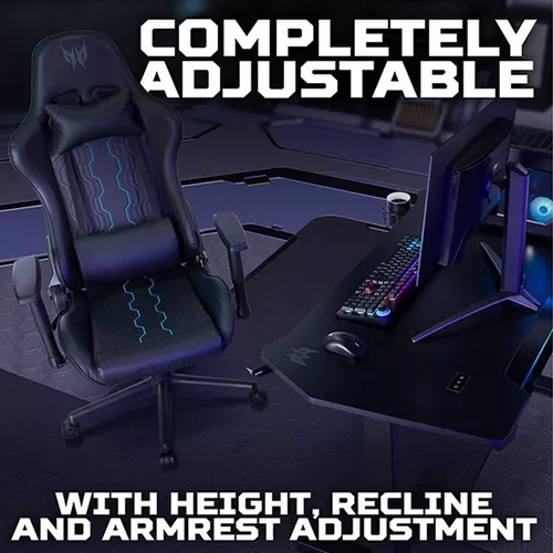 კომპიუტერის სკამი - Acer Predator Rift PGC331 Gaming Chair Black