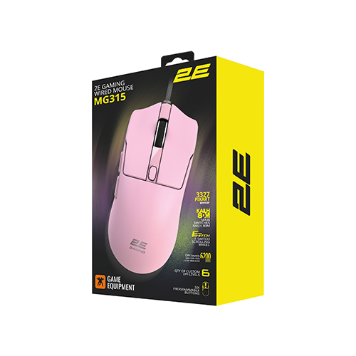 მაუსი - 2E Gaming MG315 Pink