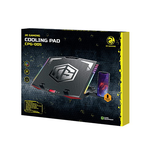 ნოუთბუქის გაგრილება - 2E Gaming Cooling Pad 2E-CPG-005 Black For 17.3