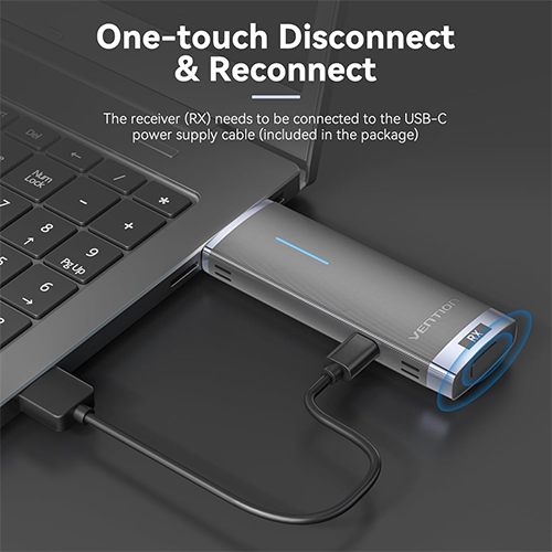 Vention Wireless HDMI Transmitter And Receiver Black