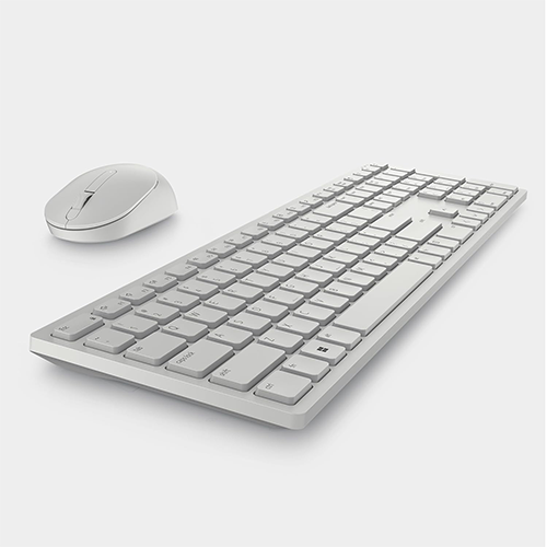კომბო - უკაბელო კლავიატურა + მაუსი - Dell KM5221W Pro White WL