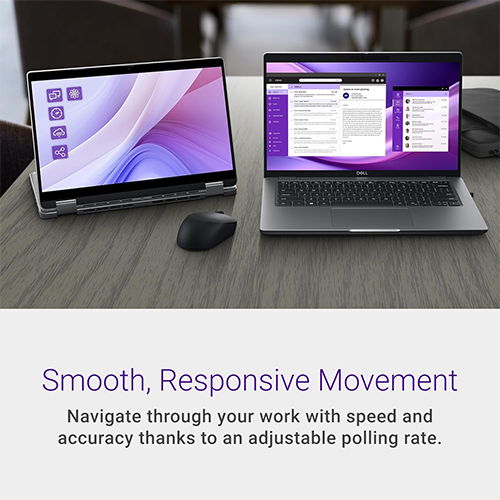 უკაბელო Bluetooth მაუსი - Dell MS355 Silent Black WL BT