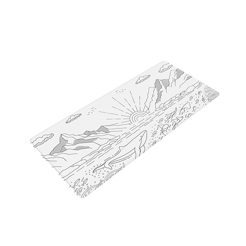 მაუსპადი - Dark Project Terra Nostra White XL - 90x40 სმ