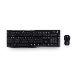 Combo - Wireless Keyboard + Mouse - Logitech MK270 EN Black