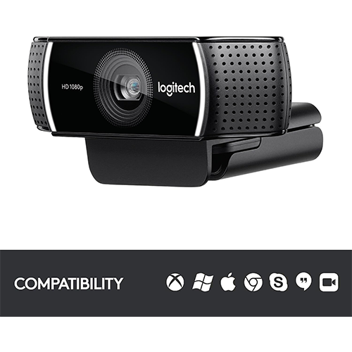 ვიდეოთვალი - Logitech C922 Pro Stream Black